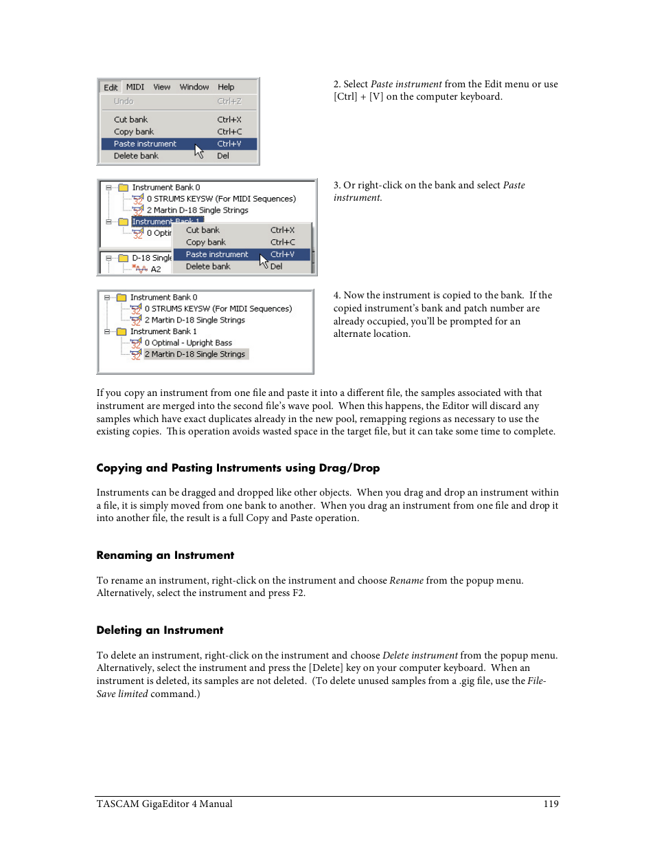 Tascam GigaStudio User Manual | Page 119 / 210