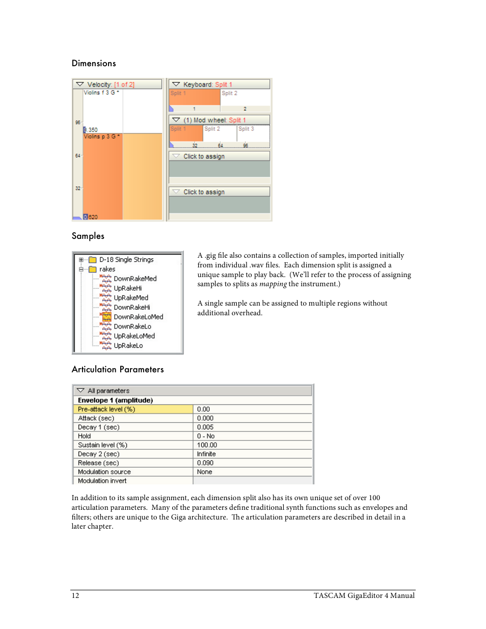 Tascam GigaStudio User Manual | Page 12 / 210