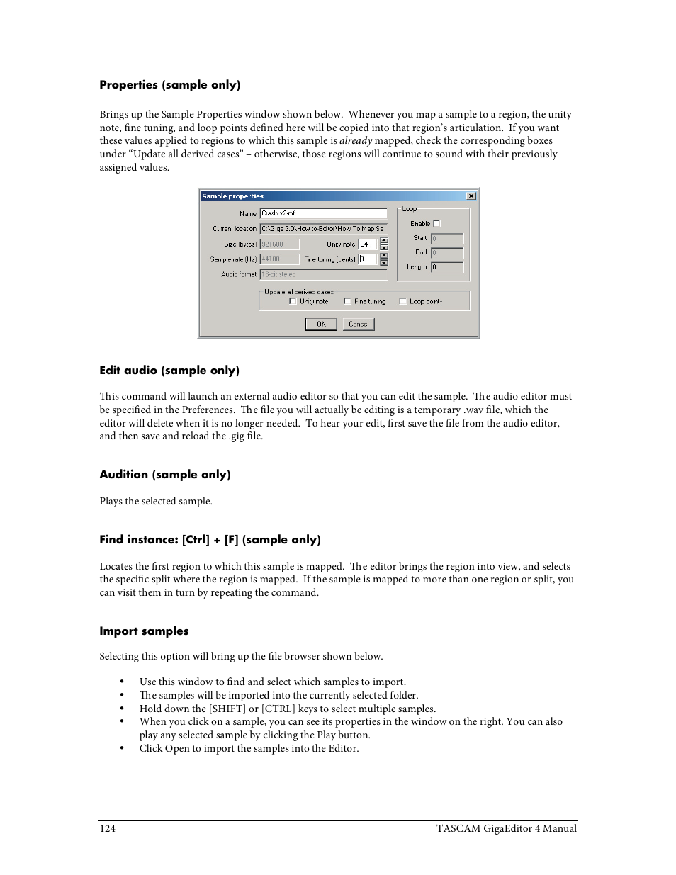 Tascam GigaStudio User Manual | Page 124 / 210