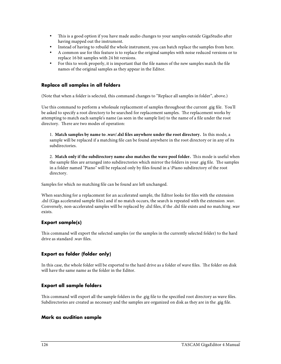 Tascam GigaStudio User Manual | Page 126 / 210