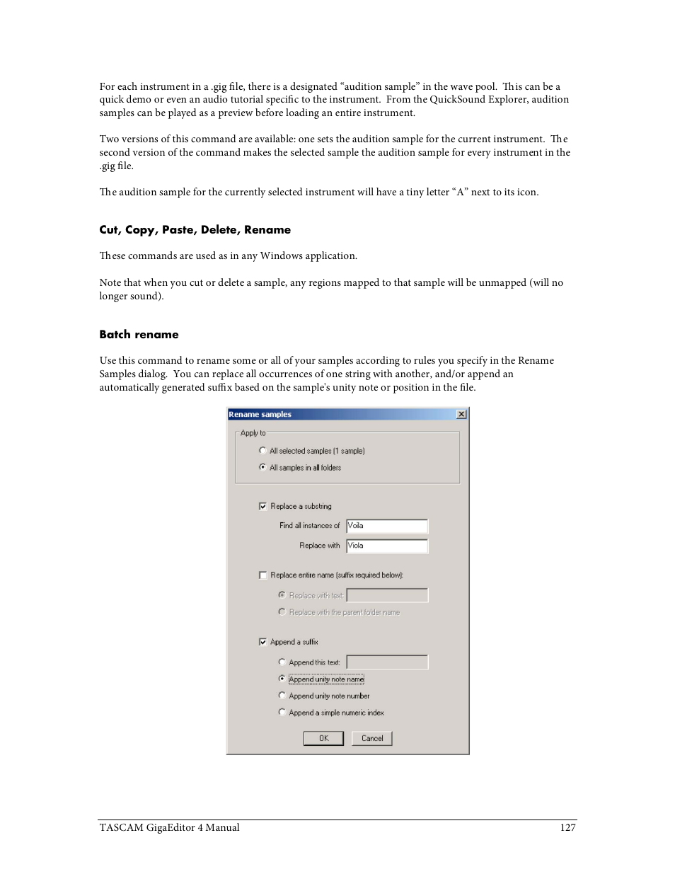 Tascam GigaStudio User Manual | Page 127 / 210