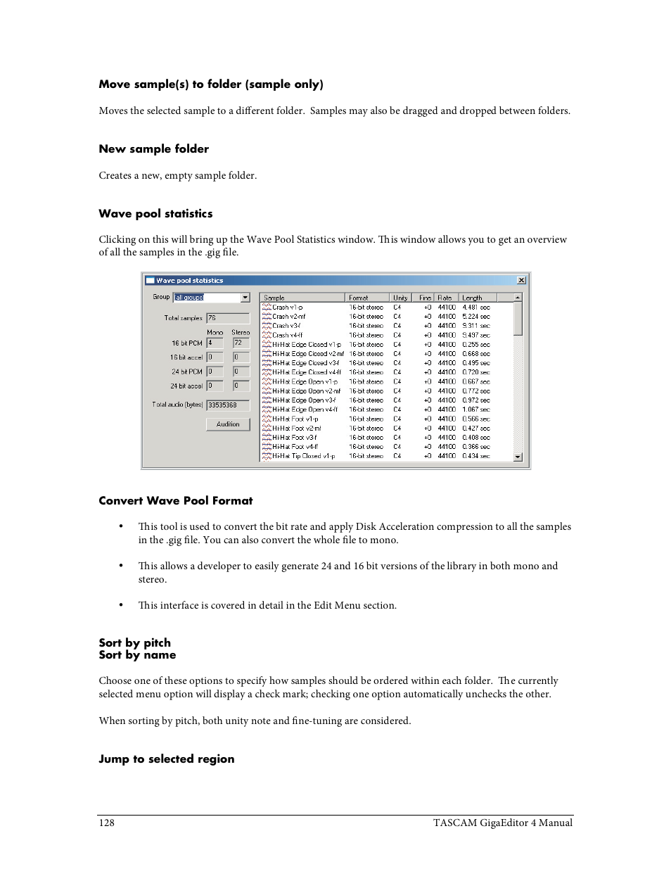 Tascam GigaStudio User Manual | Page 128 / 210