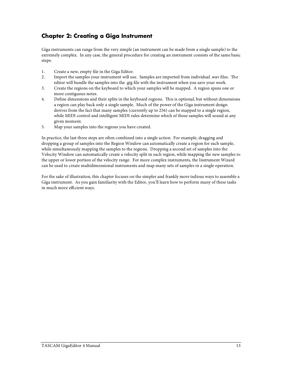 Tascam GigaStudio User Manual | Page 13 / 210