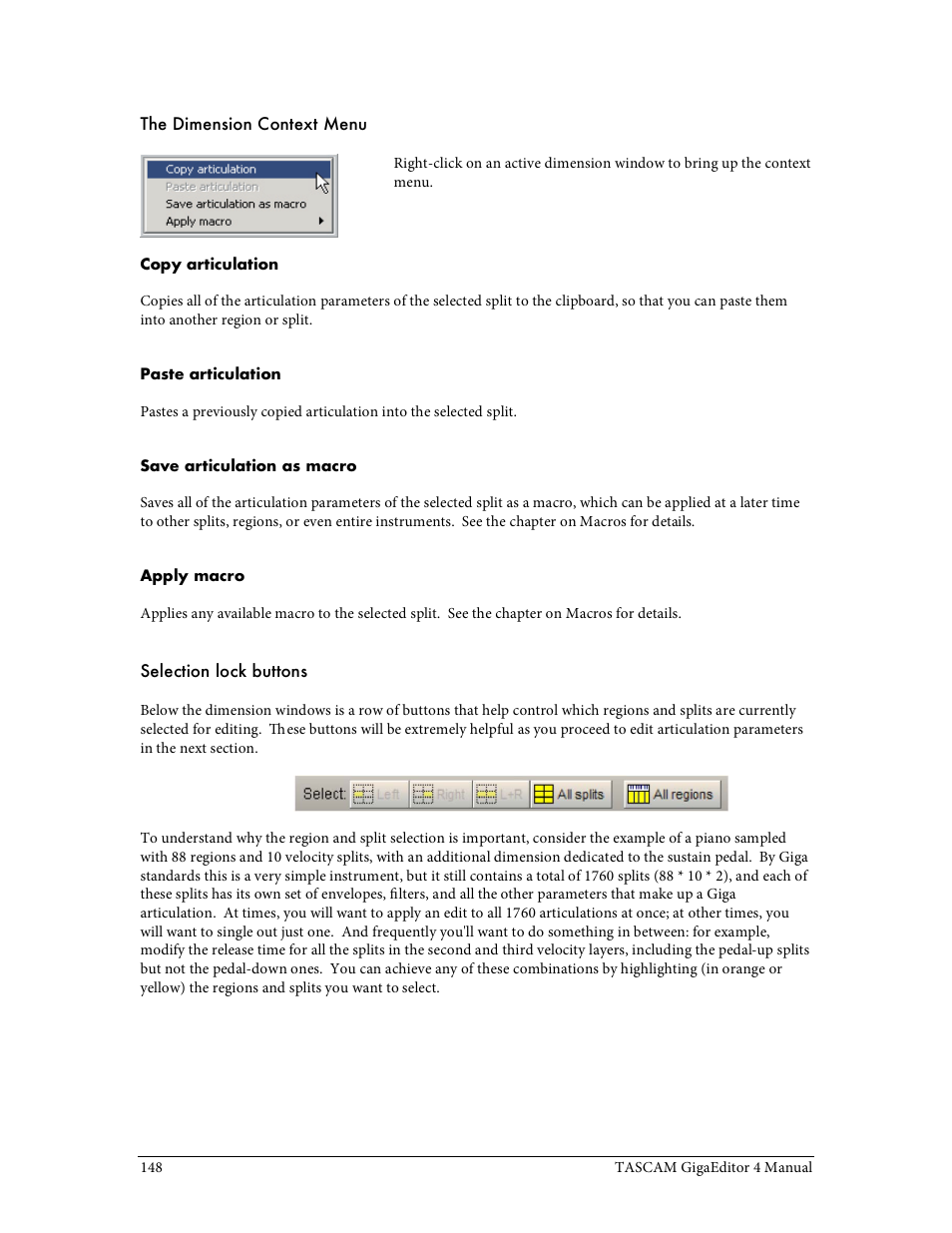 Tascam GigaStudio User Manual | Page 148 / 210