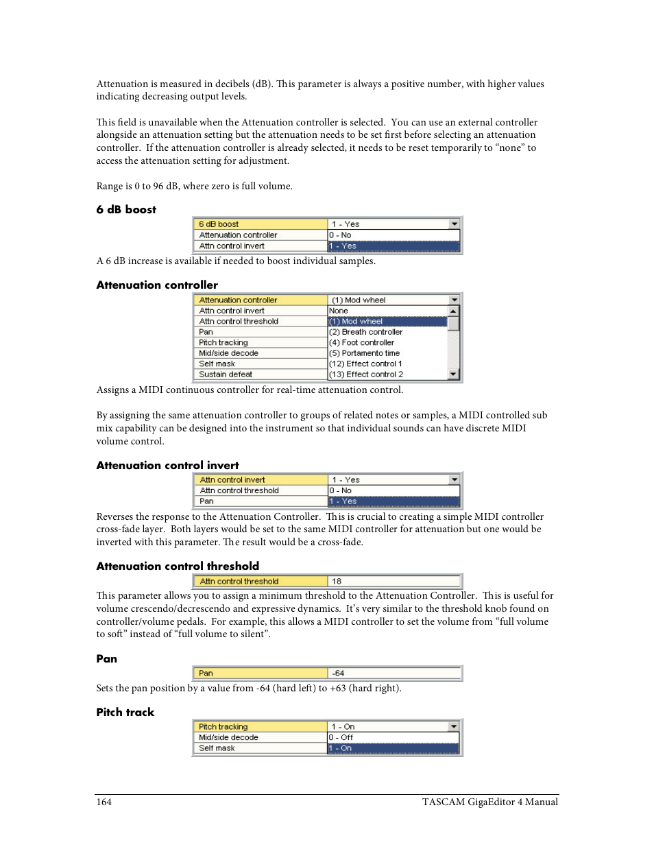 Tascam GigaStudio User Manual | Page 164 / 210