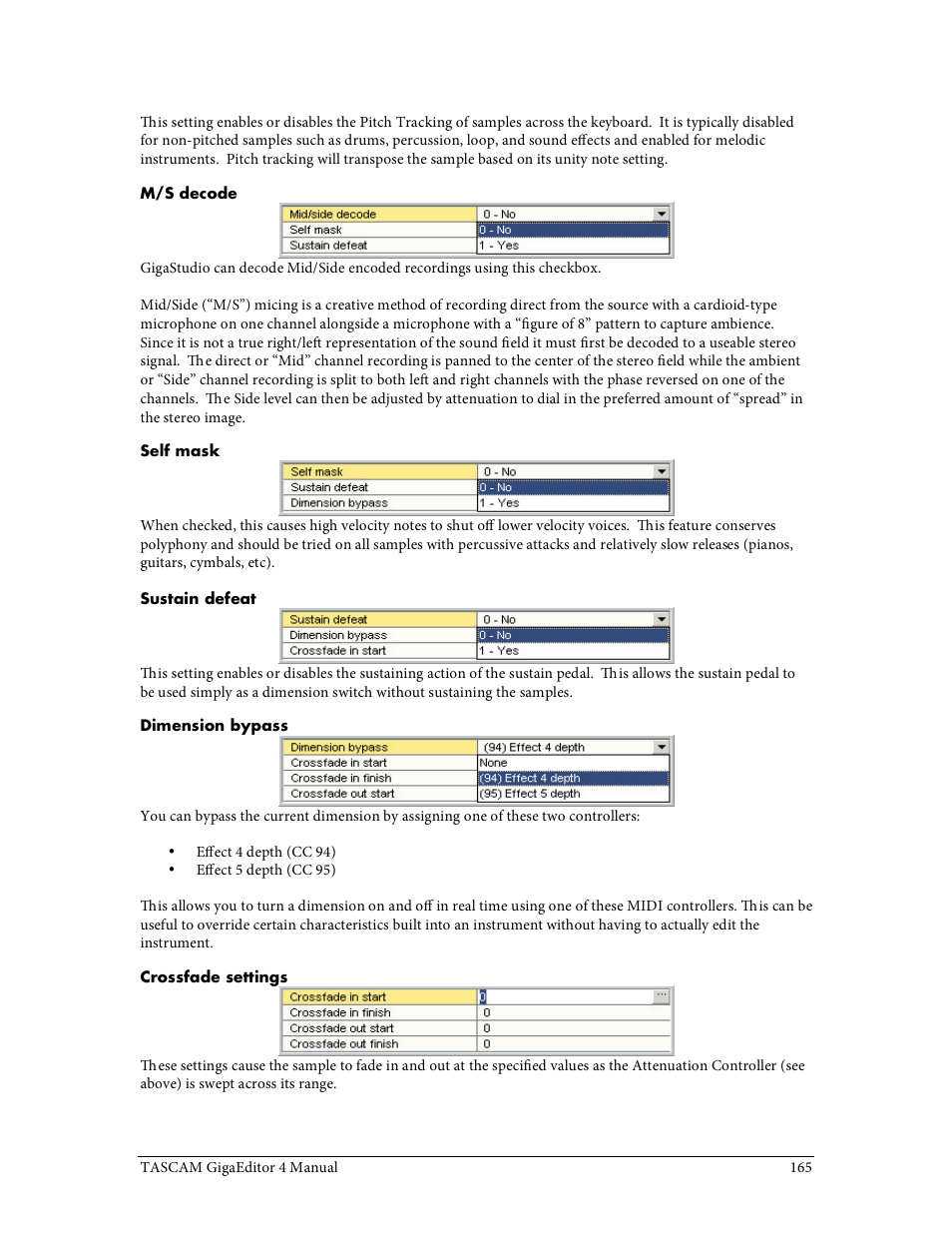 Tascam GigaStudio User Manual | Page 165 / 210