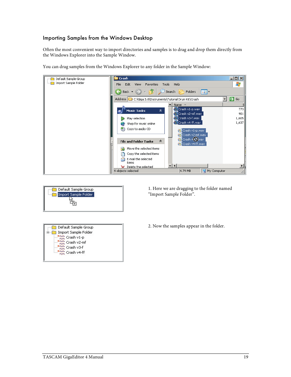 Tascam GigaStudio User Manual | Page 19 / 210
