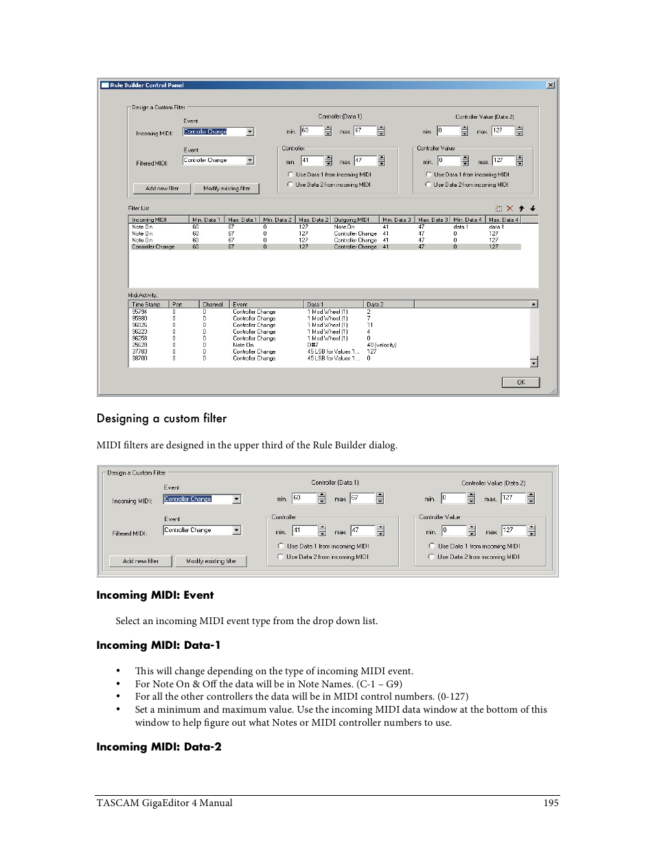 Tascam GigaStudio User Manual | Page 195 / 210