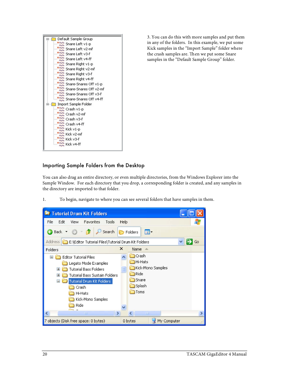 Tascam GigaStudio User Manual | Page 20 / 210