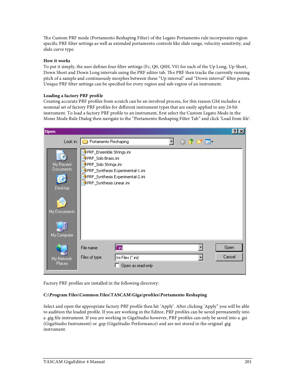 Tascam GigaStudio User Manual | Page 201 / 210