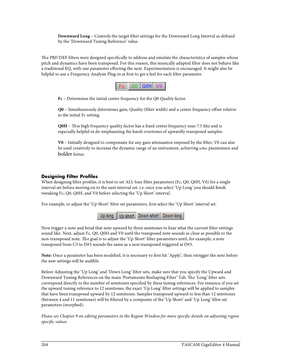 Tascam GigaStudio User Manual | Page 204 / 210