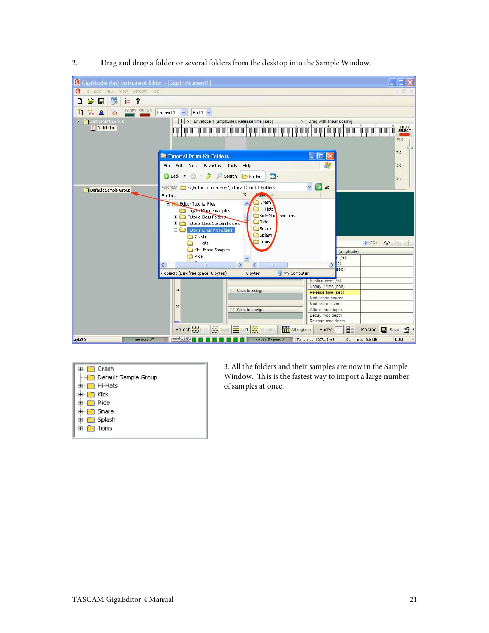 Tascam GigaStudio User Manual | Page 21 / 210