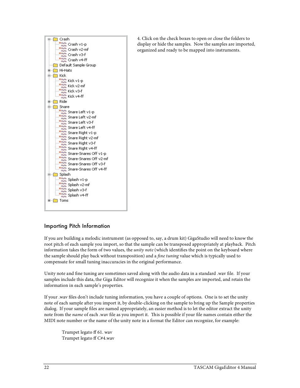 Tascam GigaStudio User Manual | Page 22 / 210