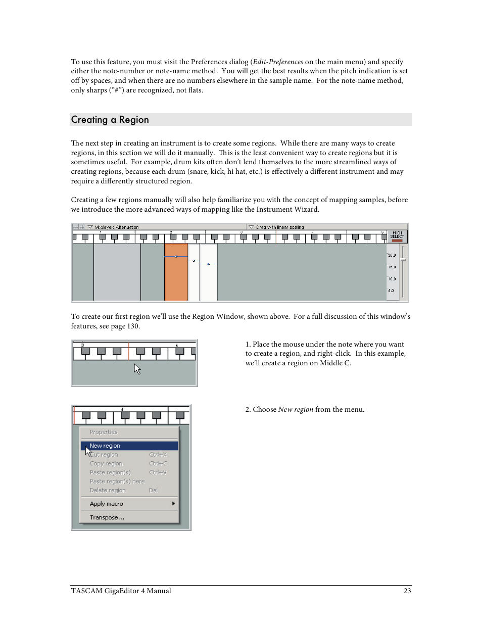 Tascam GigaStudio User Manual | Page 23 / 210