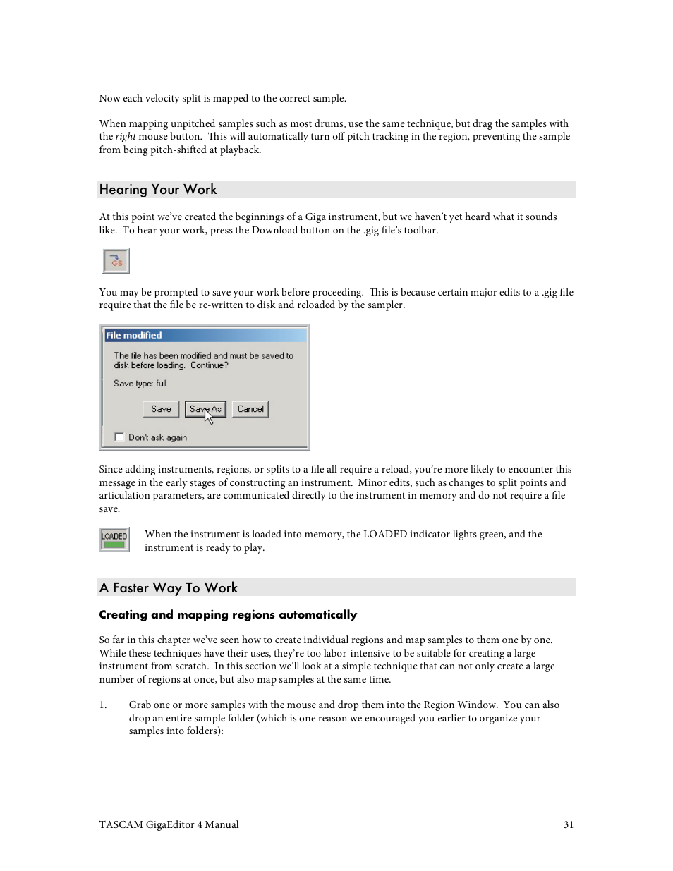 Tascam GigaStudio User Manual | Page 31 / 210