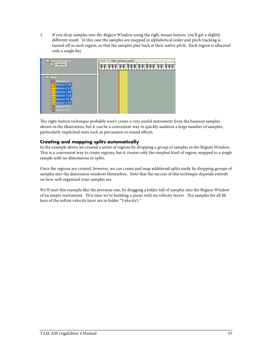Tascam GigaStudio User Manual | Page 33 / 210