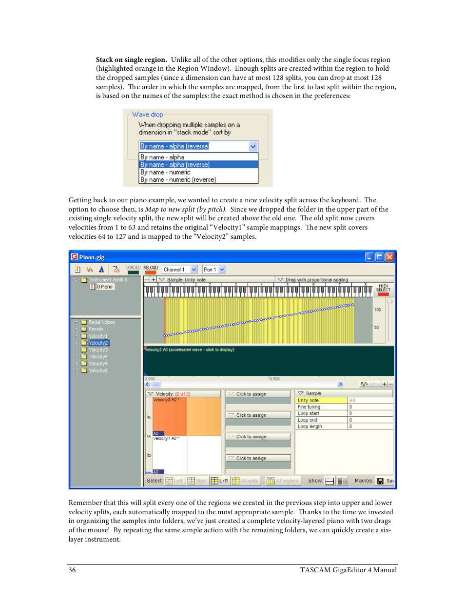 Tascam GigaStudio User Manual | Page 36 / 210