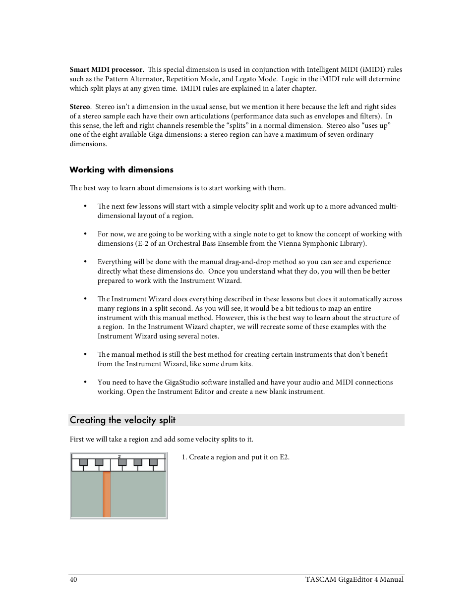 Tascam GigaStudio User Manual | Page 40 / 210