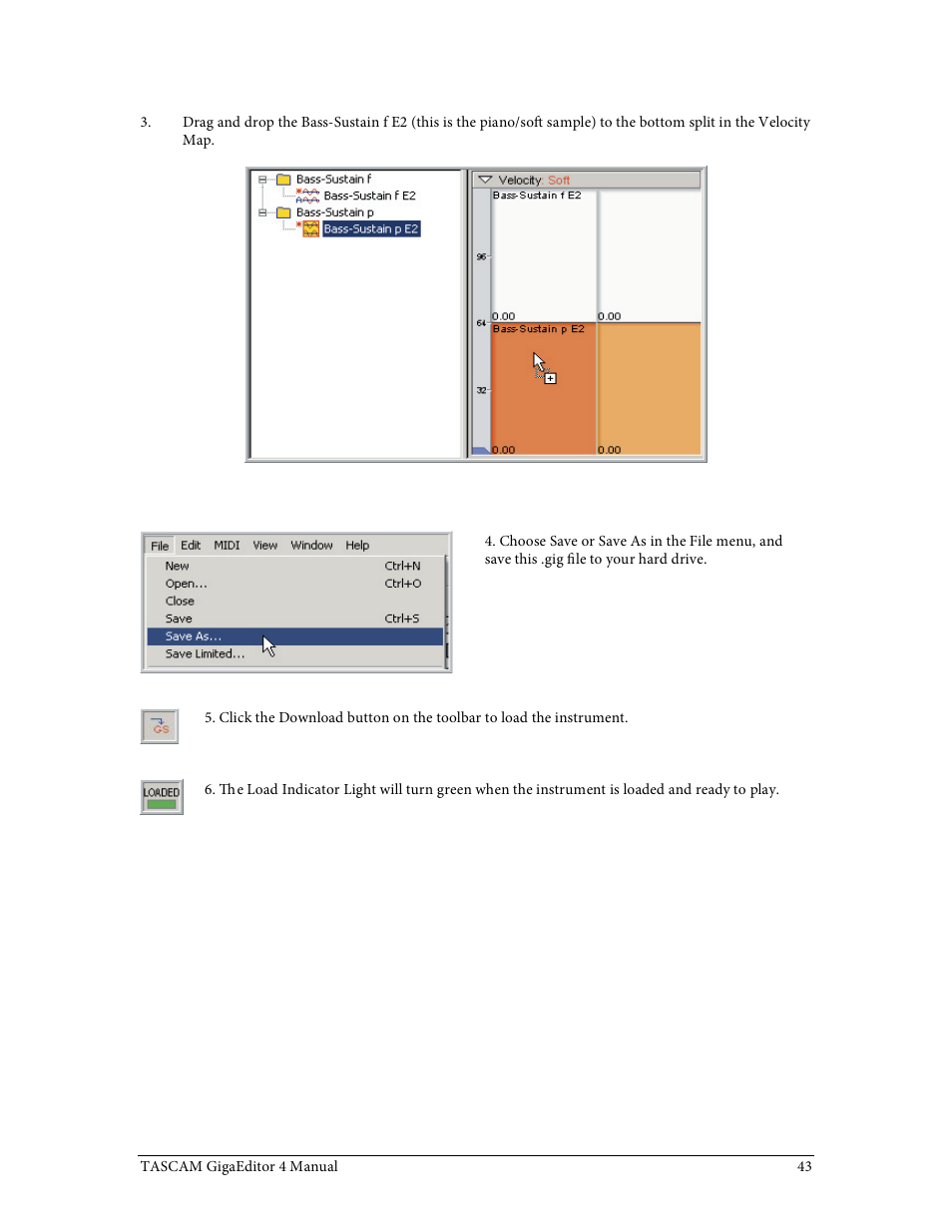 Tascam GigaStudio User Manual | Page 43 / 210