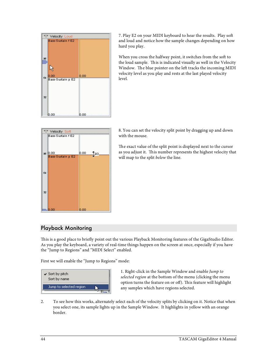 Tascam GigaStudio User Manual | Page 44 / 210