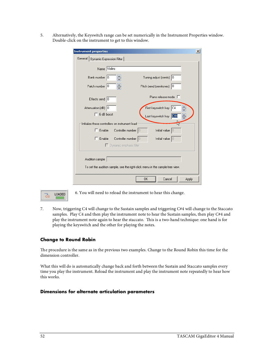 Tascam GigaStudio User Manual | Page 52 / 210