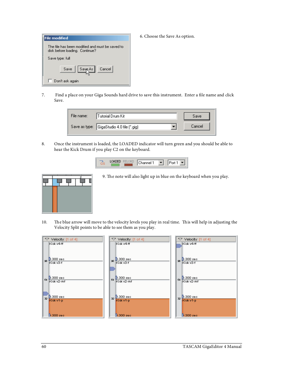 Tascam GigaStudio User Manual | Page 60 / 210