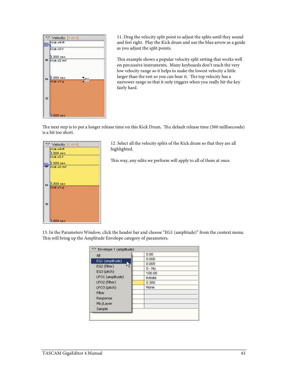 Tascam GigaStudio User Manual | Page 61 / 210