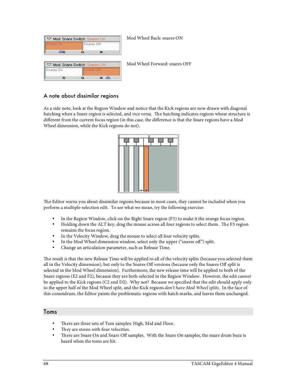 Tascam GigaStudio User Manual | Page 68 / 210