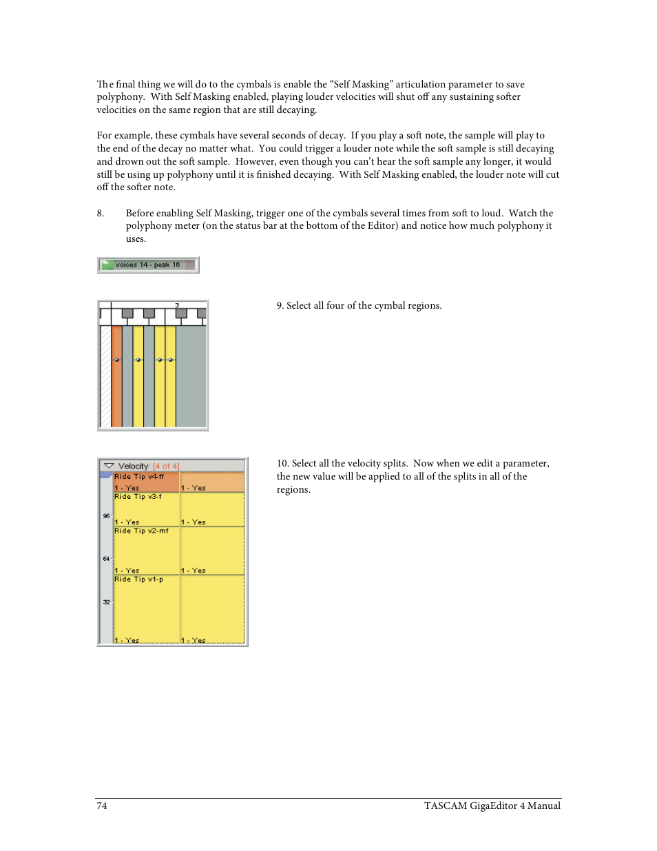 Tascam GigaStudio User Manual | Page 74 / 210