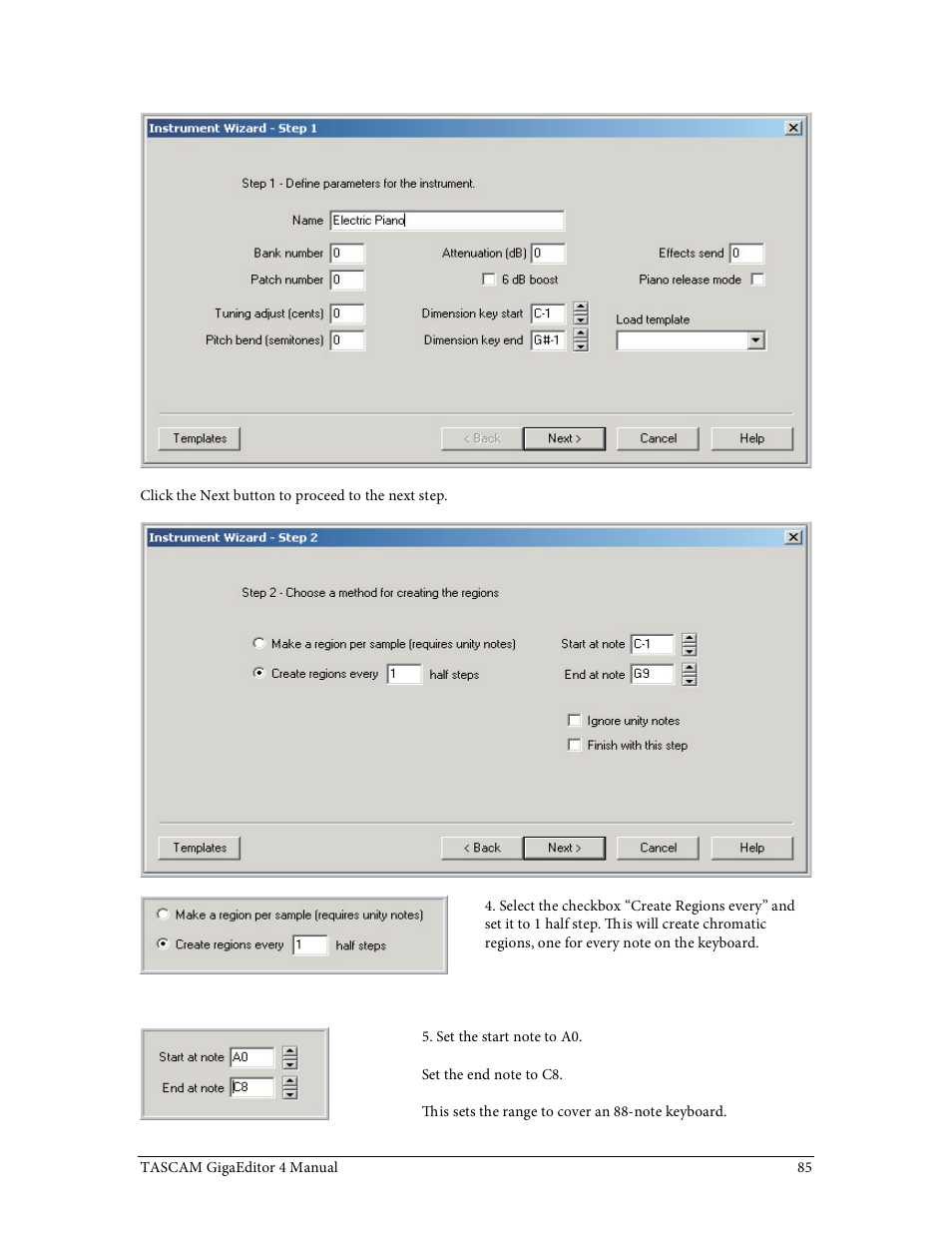 Tascam GigaStudio User Manual | Page 85 / 210