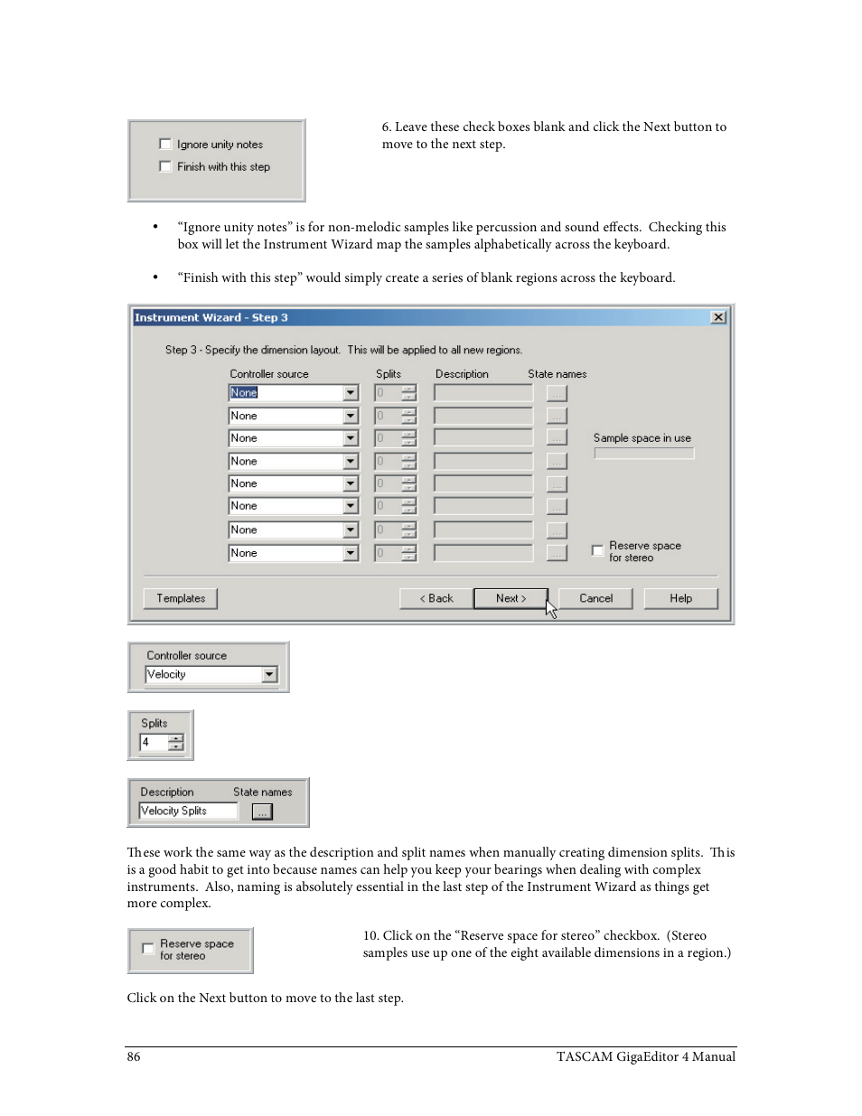 Tascam GigaStudio User Manual | Page 86 / 210