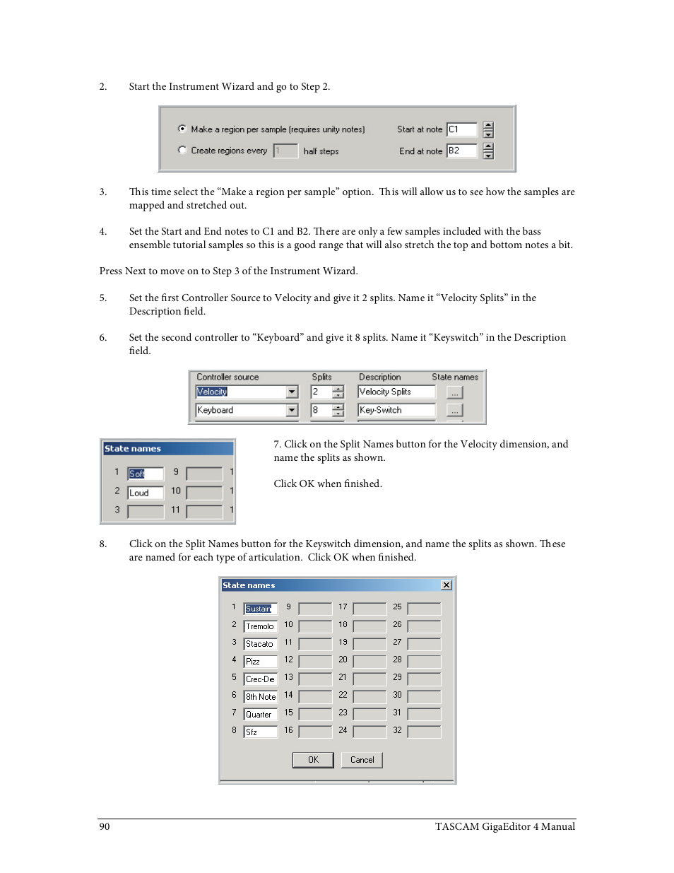 Tascam GigaStudio User Manual | Page 90 / 210