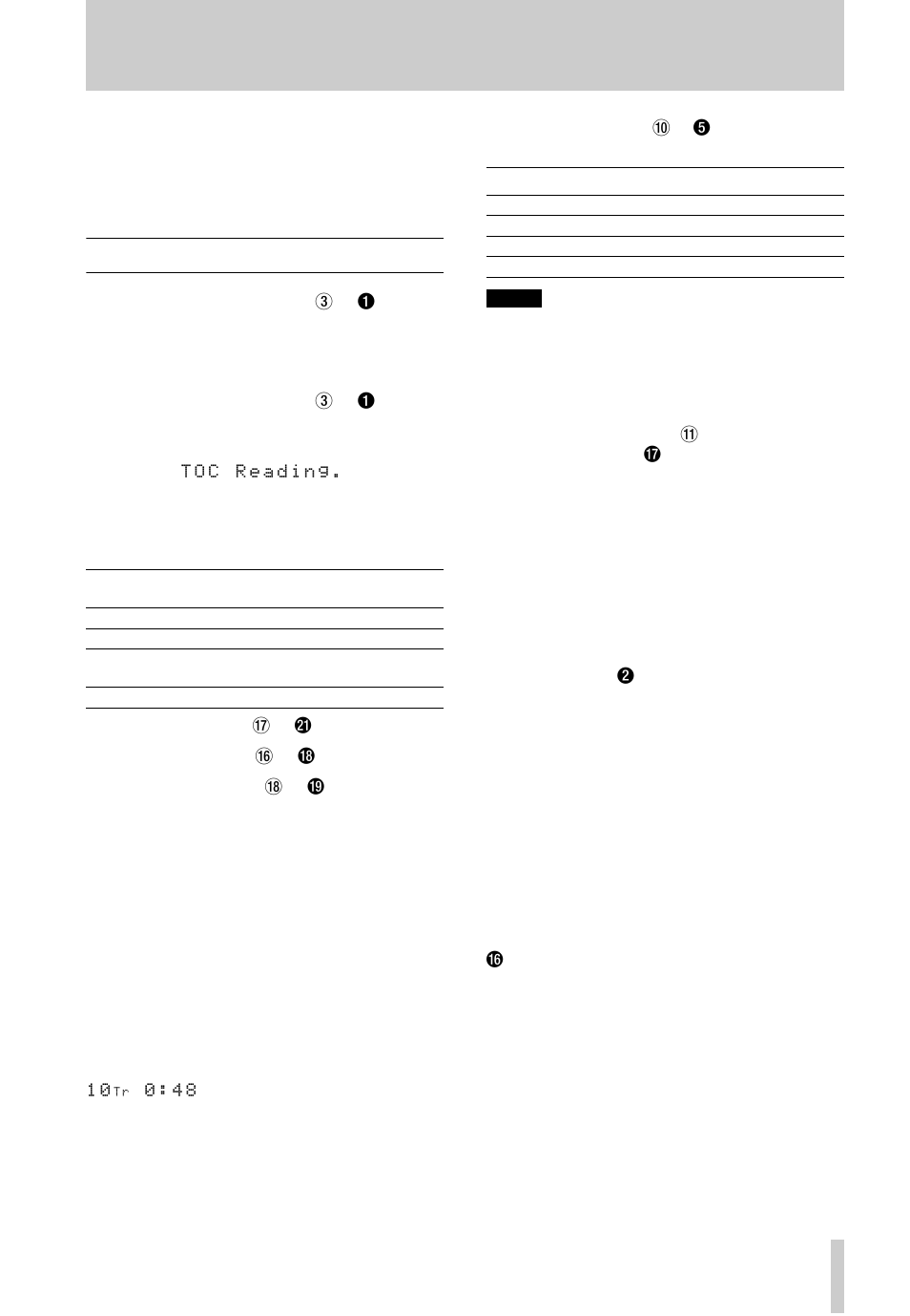 3 – playback operations, 1 simple playback operations | Tascam CD-RW2000 User Manual | Page 15 / 32