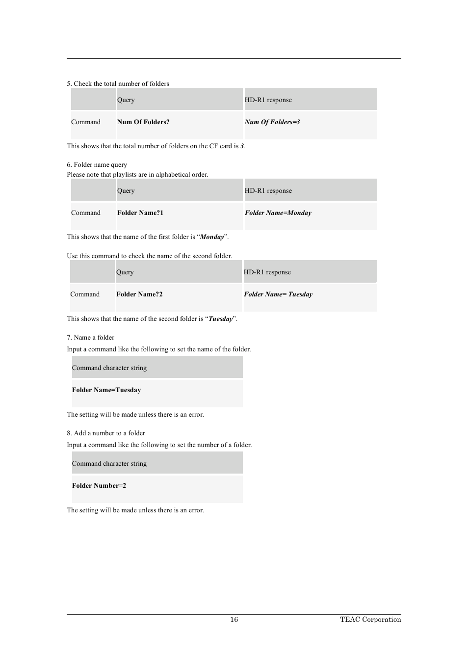 Tascam RS-232C HD-R1 User Manual | Page 16 / 16