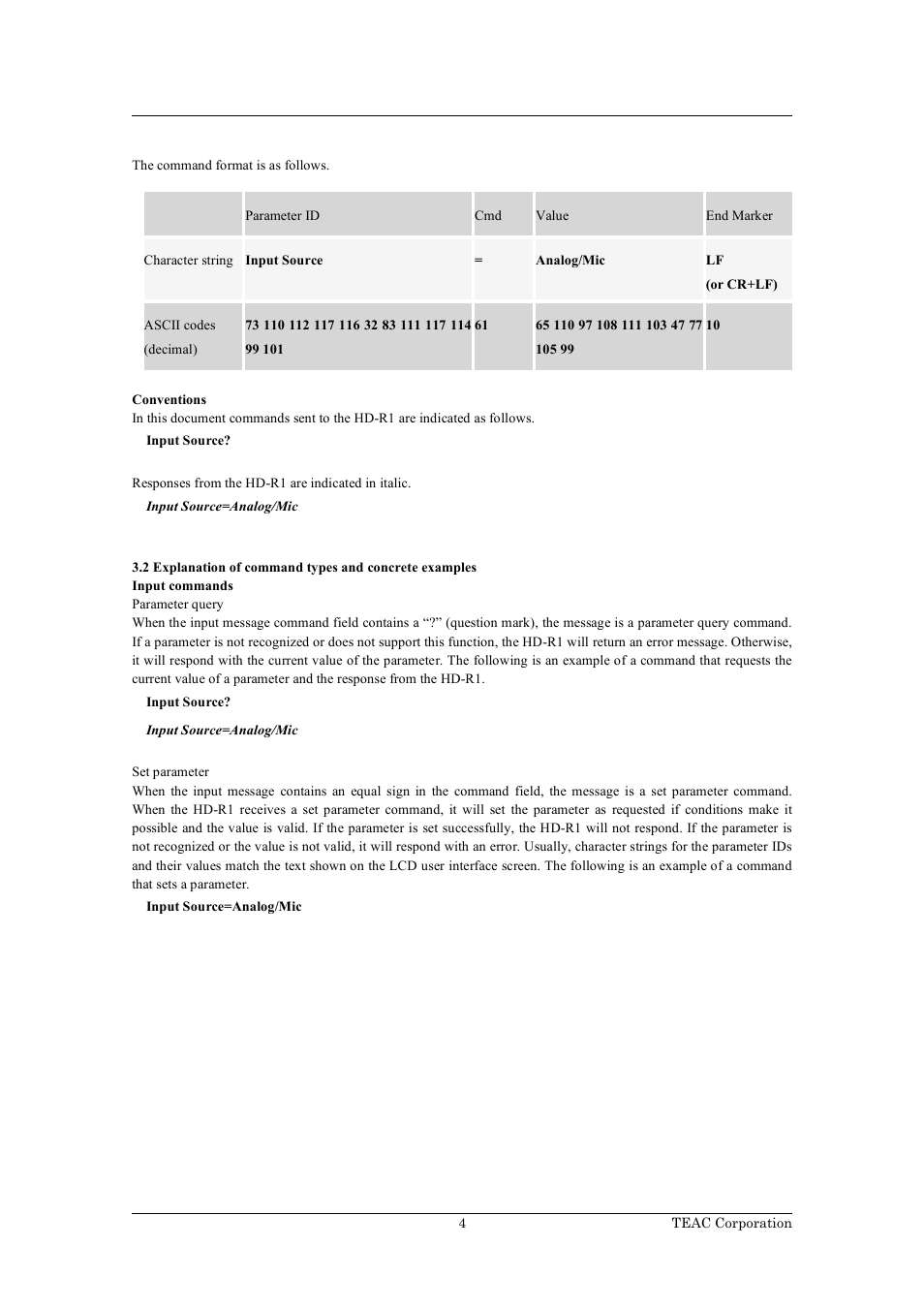 Tascam RS-232C HD-R1 User Manual | Page 4 / 16