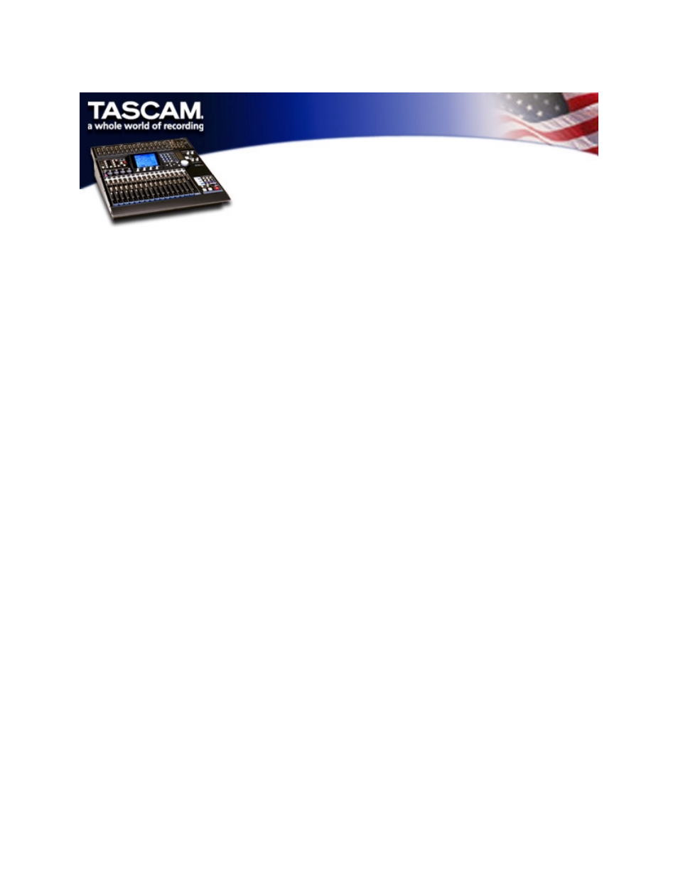 Tascam Digi 001 User Manual | 12 pages