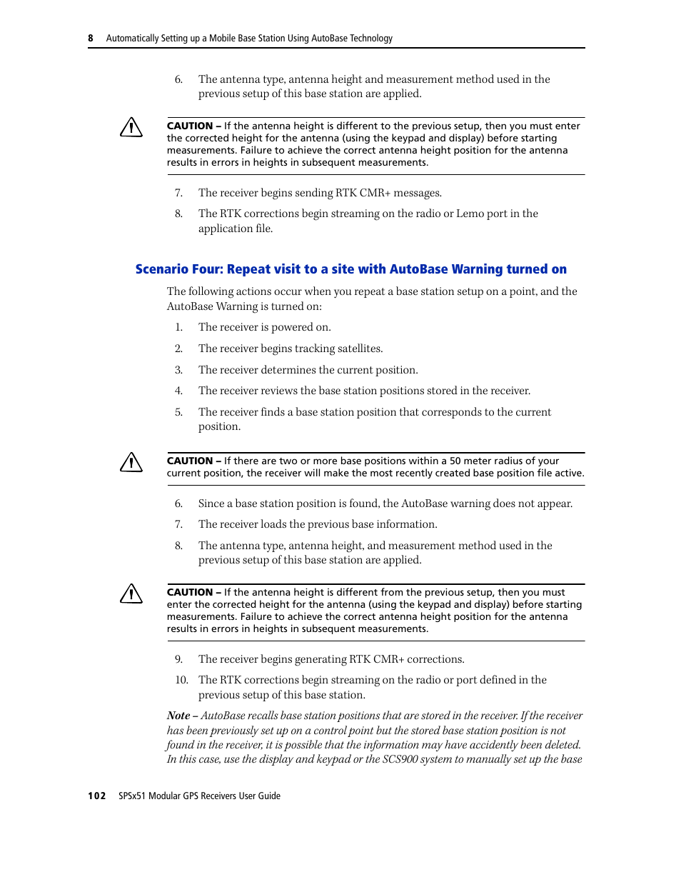 Trimble Outdoors SPSX51 User Manual | Page 104 / 188