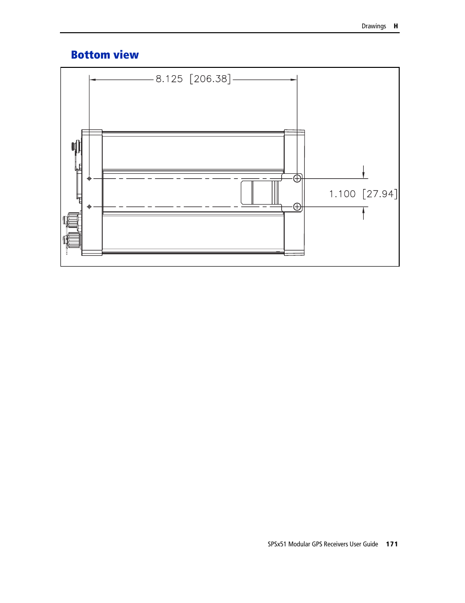 Bottom view | Trimble Outdoors SPSX51 User Manual | Page 173 / 188