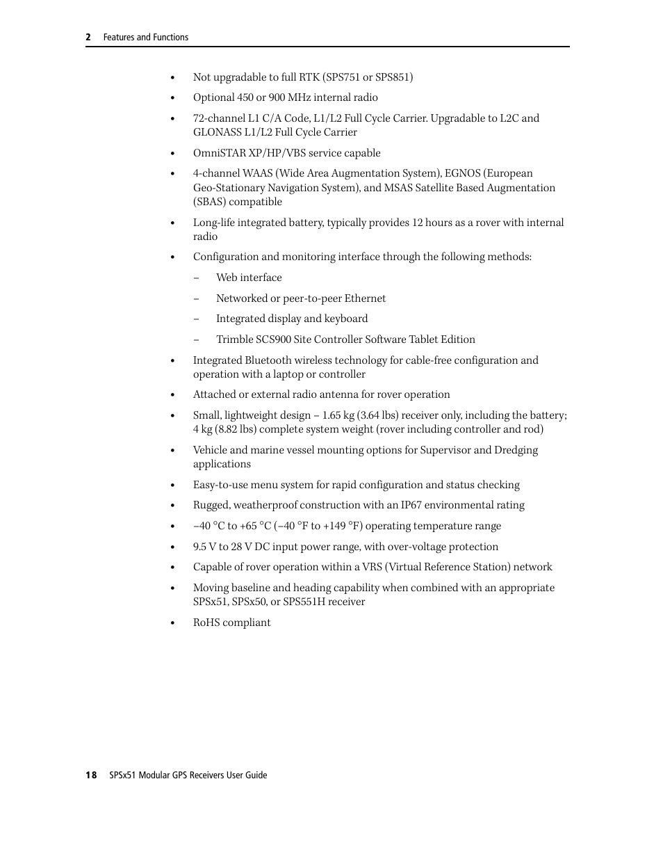 Trimble Outdoors SPSX51 User Manual | Page 20 / 188