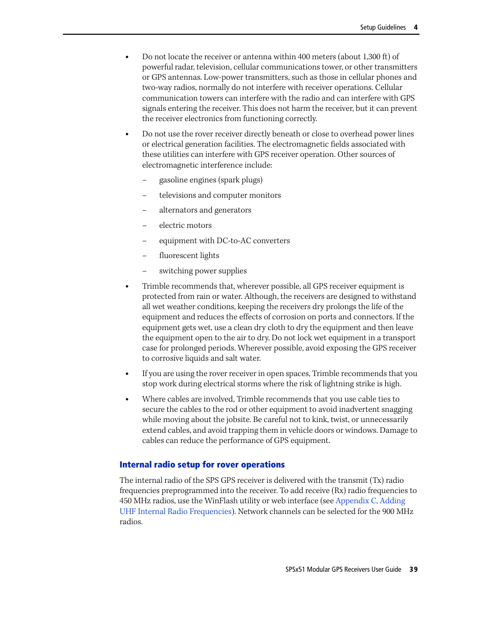 Trimble Outdoors SPSX51 User Manual | Page 41 / 188