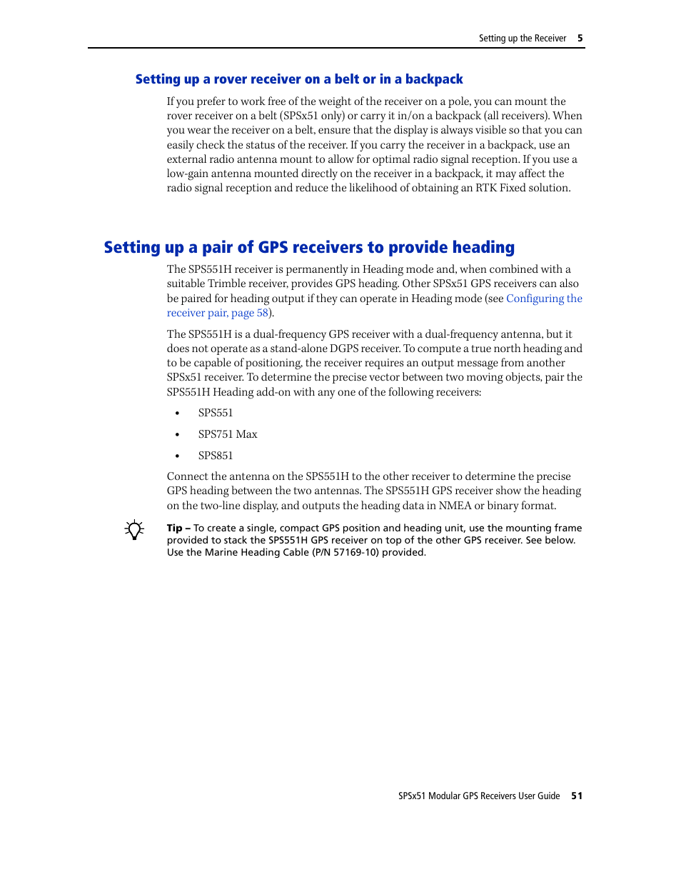 Trimble Outdoors SPSX51 User Manual | Page 53 / 188