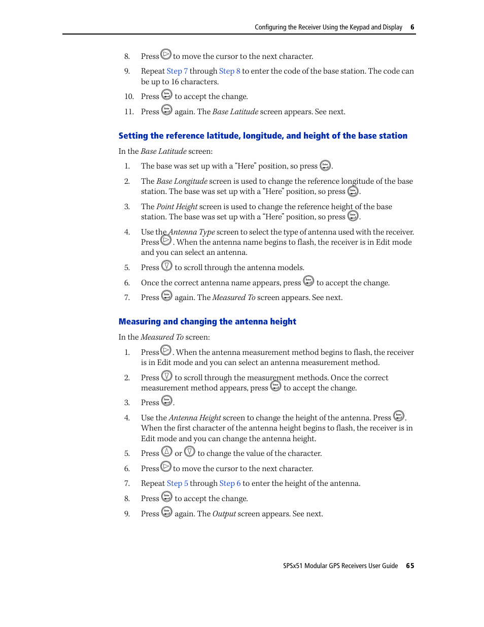 Trimble Outdoors SPSX51 User Manual | Page 67 / 188