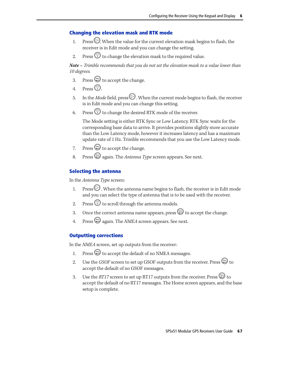 Trimble Outdoors SPSX51 User Manual | Page 69 / 188