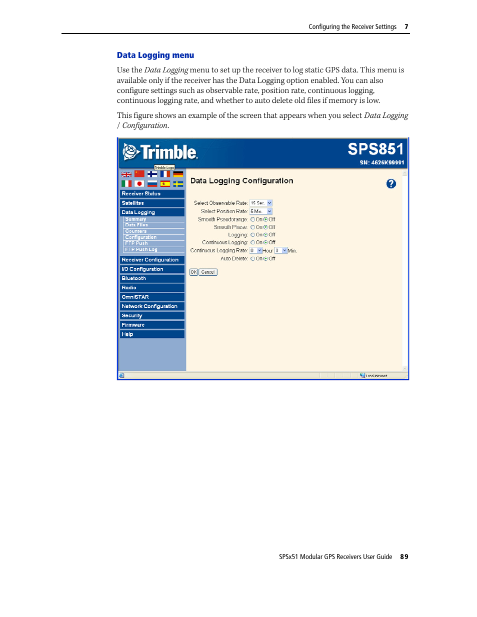 Trimble Outdoors SPSX51 User Manual | Page 91 / 188