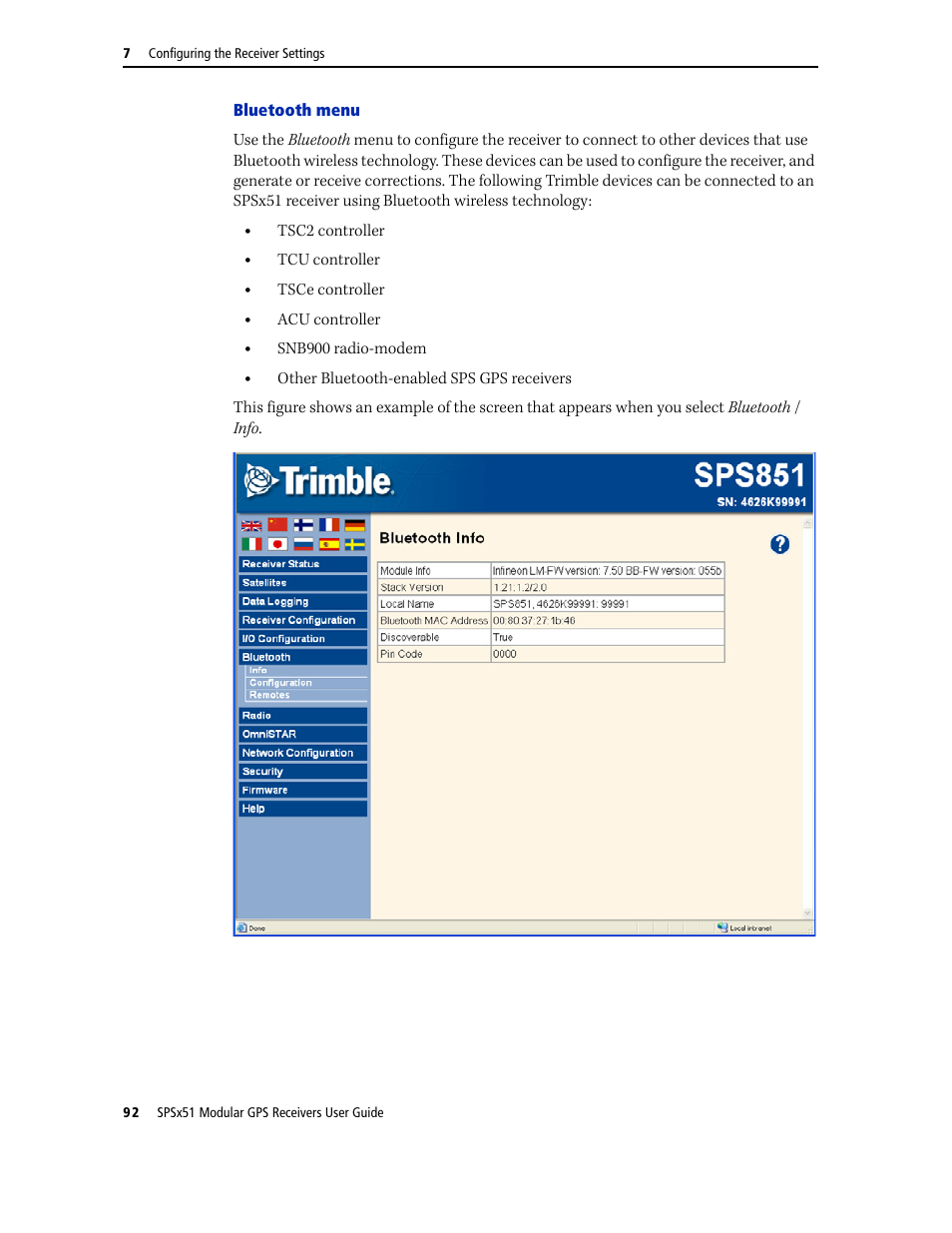 Trimble Outdoors SPSX51 User Manual | Page 94 / 188