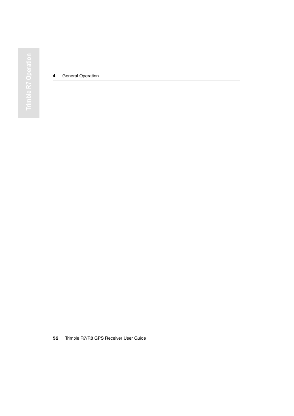 Tr imble r7 operation | Trimble Outdoors R7 User Manual | Page 64 / 222