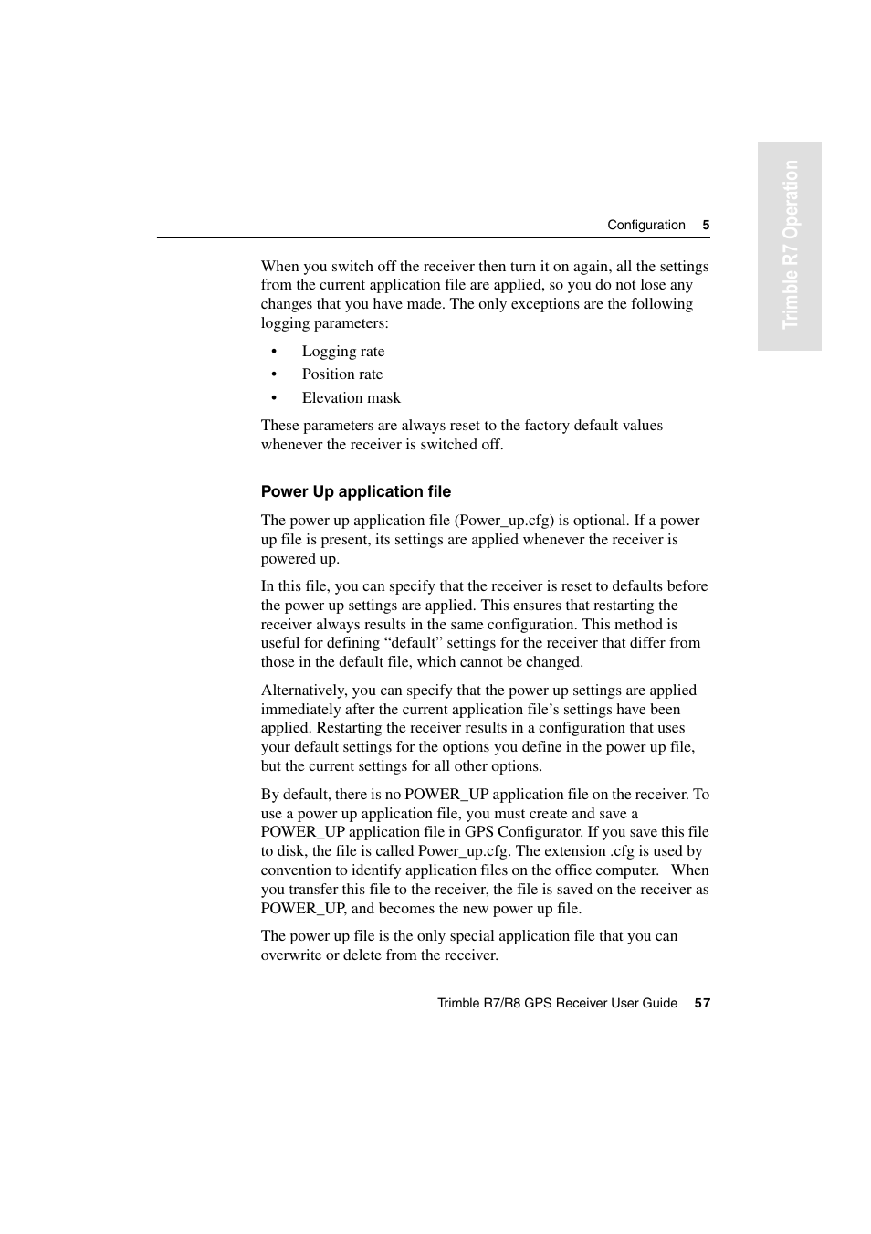 Tr imble r7 operation | Trimble Outdoors R7 User Manual | Page 69 / 222