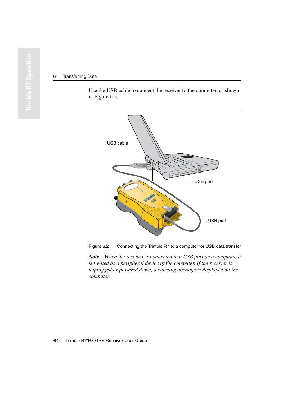 Tr imble r7 operation | Trimble Outdoors R7 User Manual | Page 76 / 222