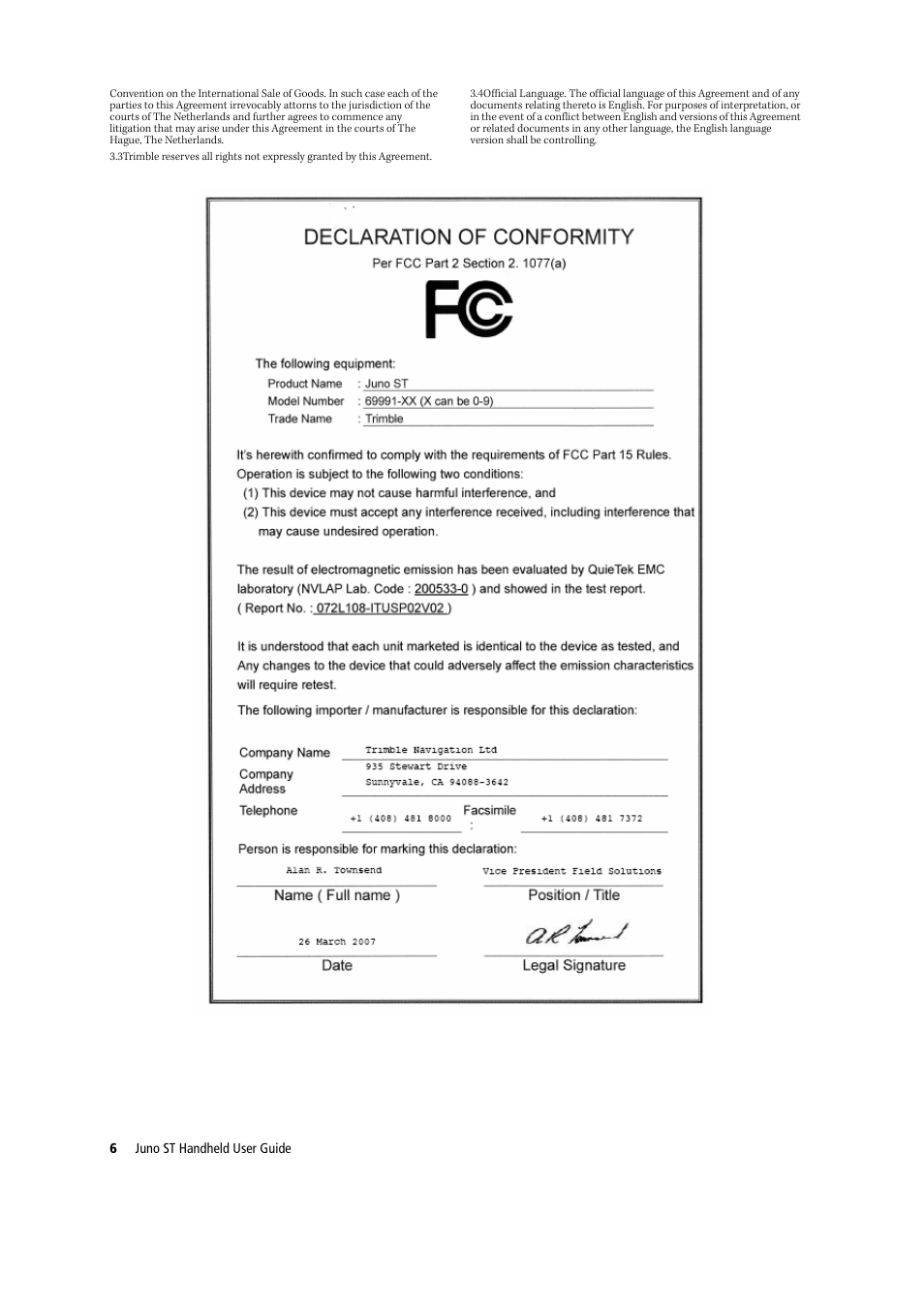 Trimble Outdoors JUNO ST handheld User Manual | Page 8 / 82
