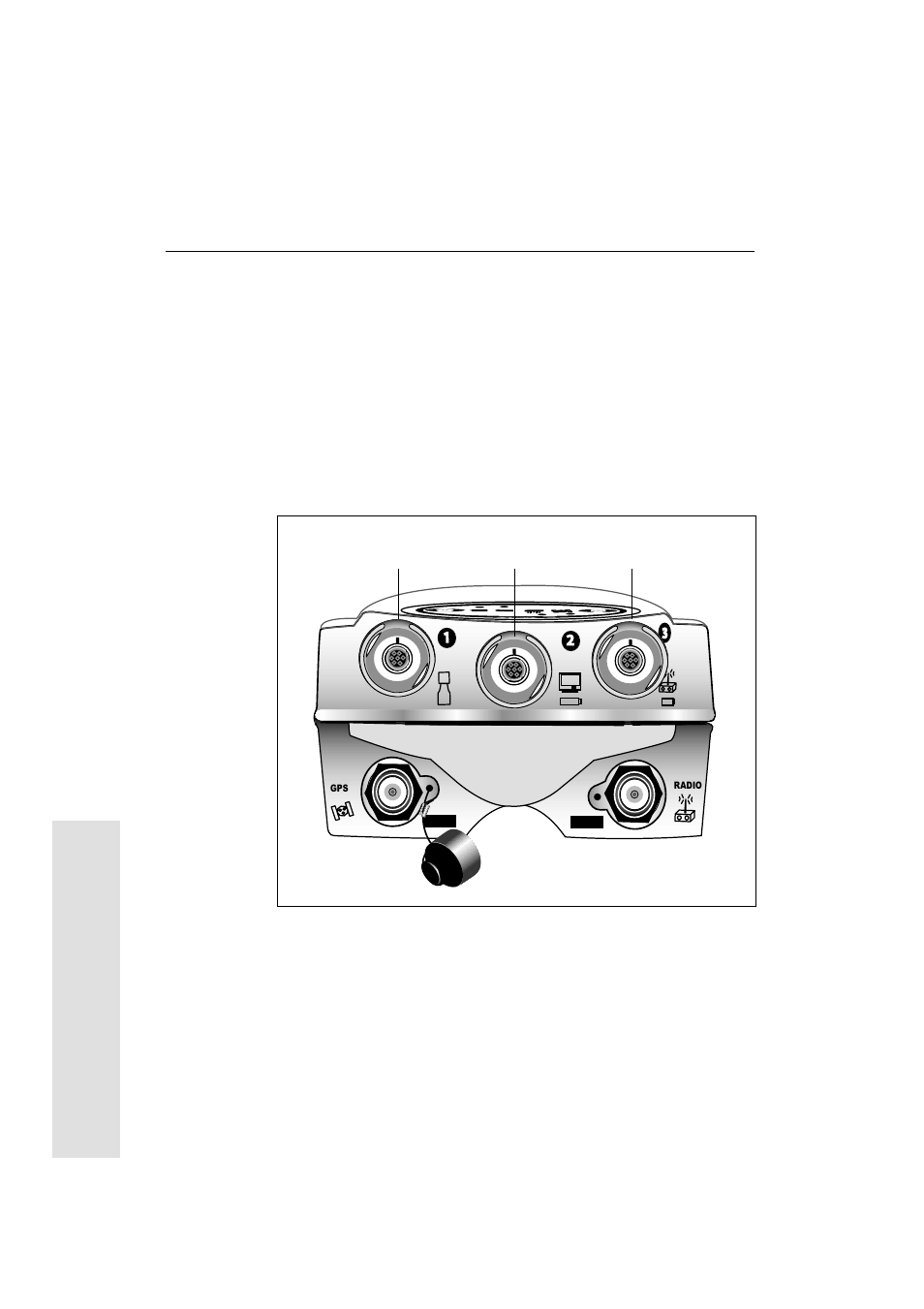 Introduction, Port 1, 2, and 3 connectors, Refer ence | Trimble Outdoors 5700 User Manual | Page 134 / 186